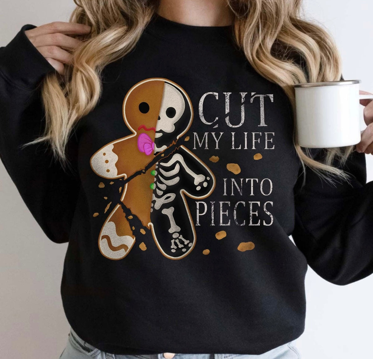 Cut my life into pieces graphic shirt