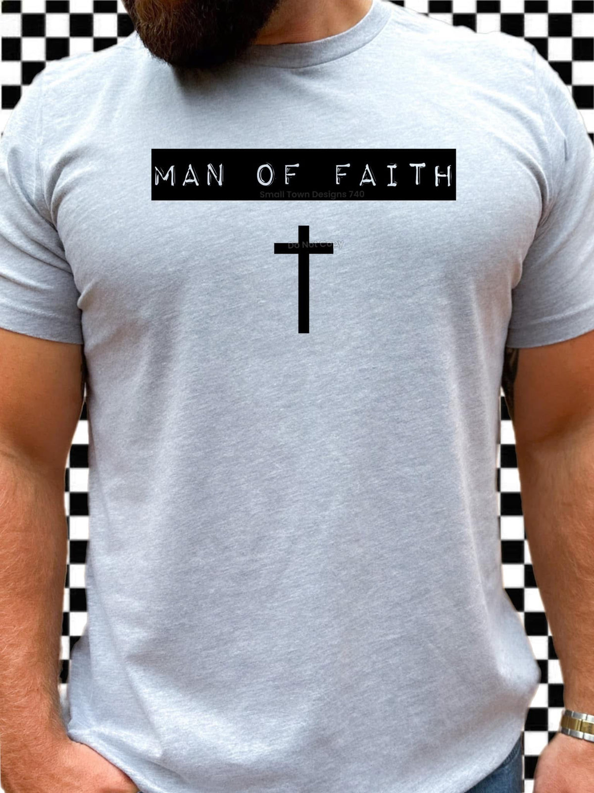 Man of Faith graphic shirt