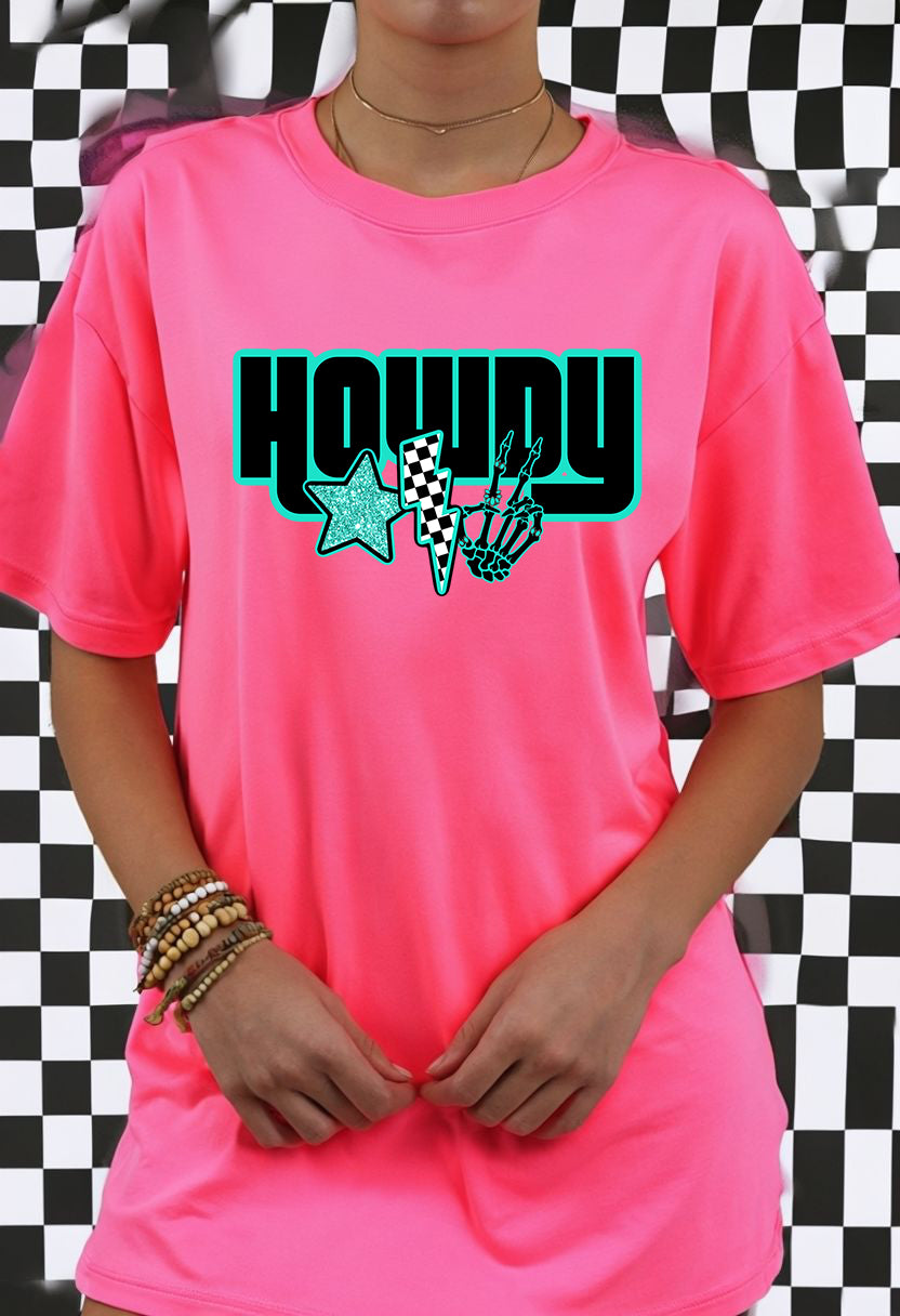 Howdy graphic shirt