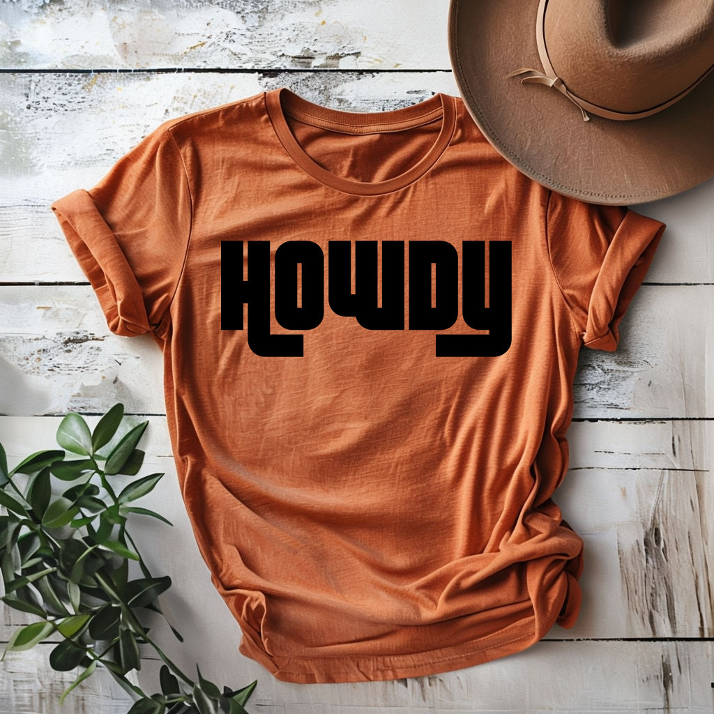 Howdy graphic shirt