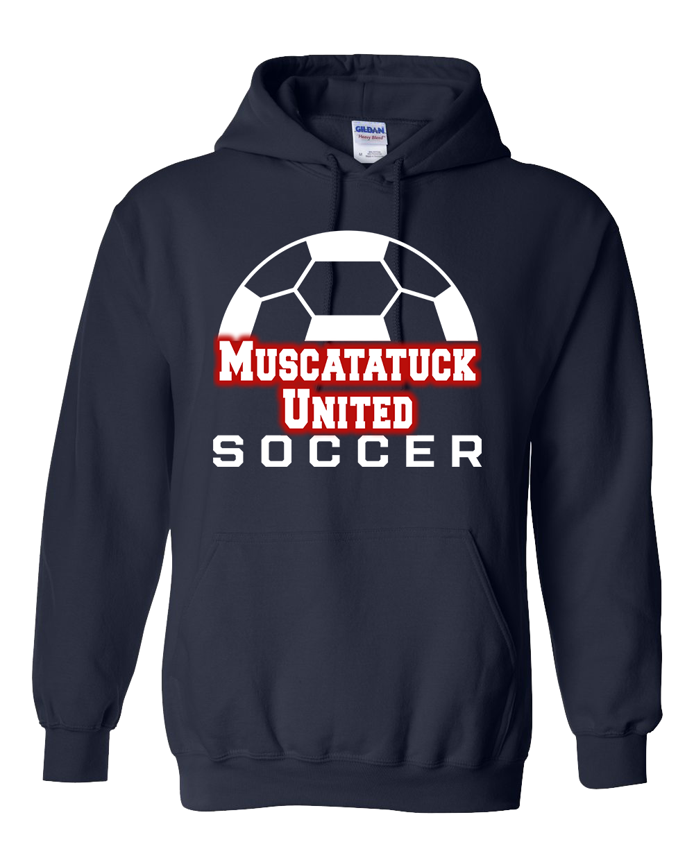 KIDS Muscatatuck United Soccer Club Navy Graphic Shirt D13