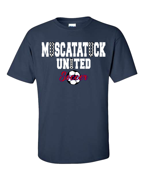 KIDS Muscatatuck United Soccer Club Navy Graphic Shirt D15