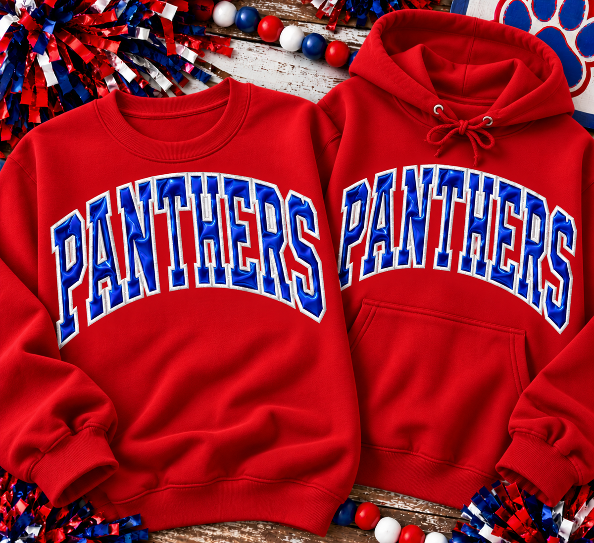 Panthers Applique Embroidered Shirts