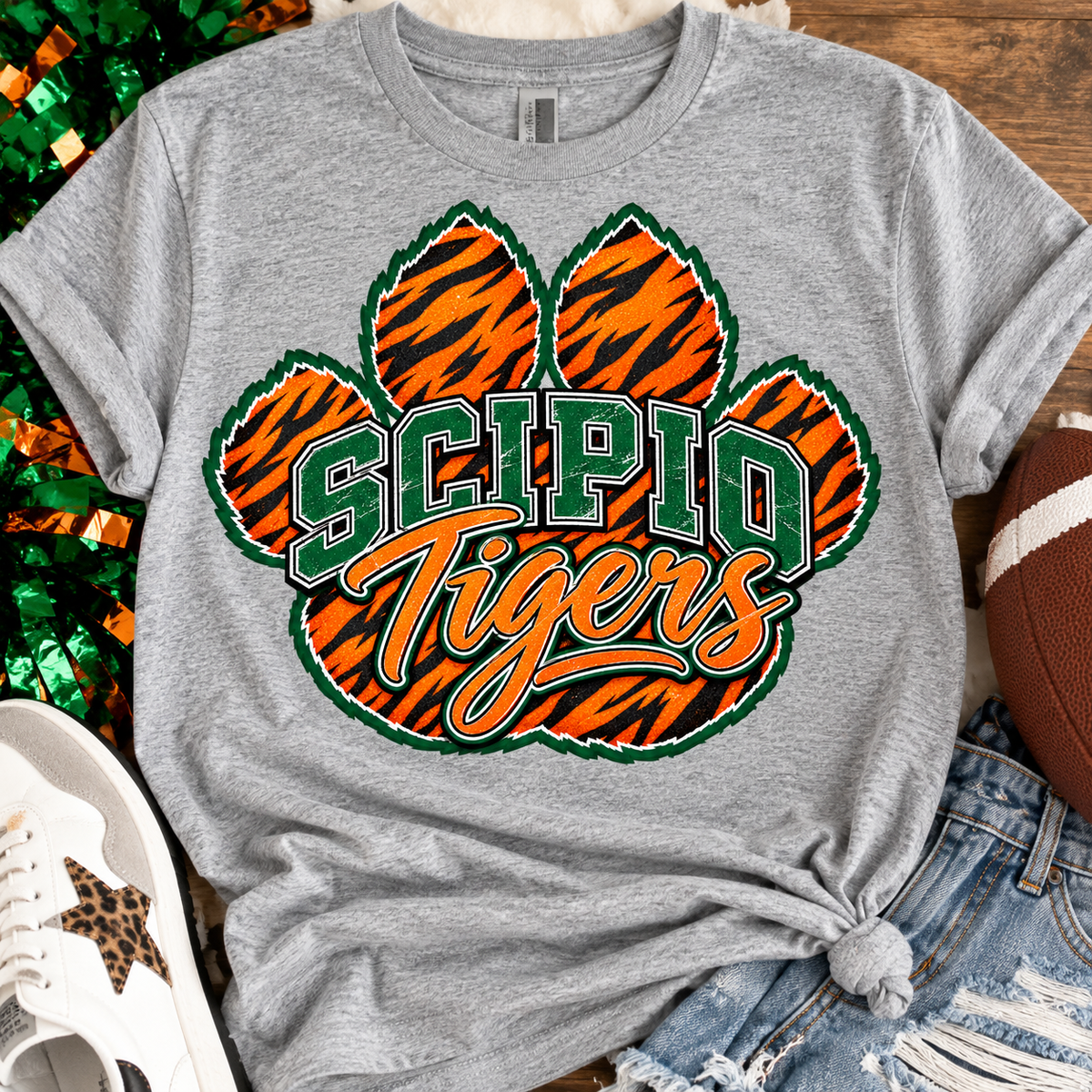 Scipio Tigers Paw Graphic Shirt