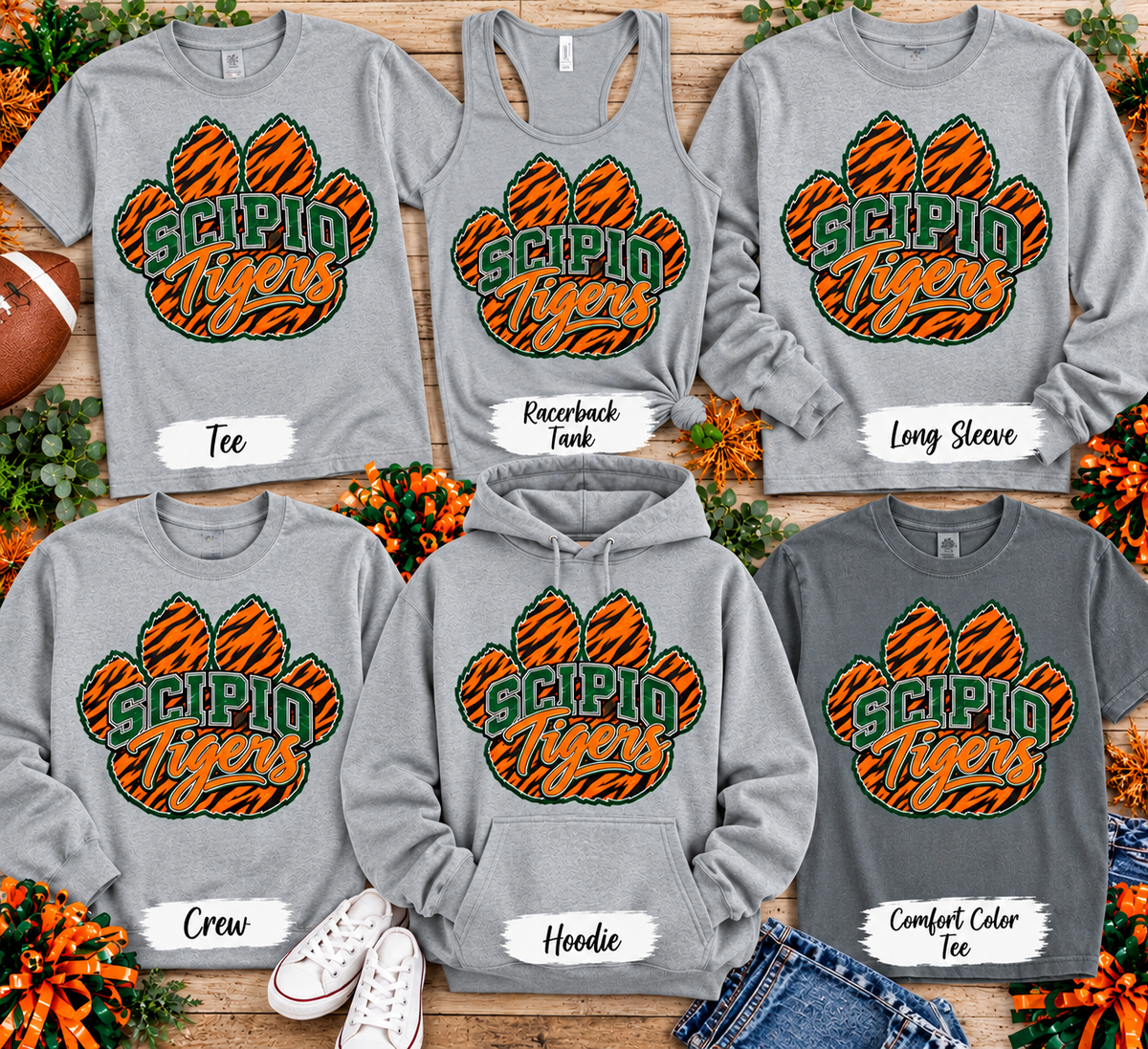 Scipio Tigers Paw Graphic Shirt