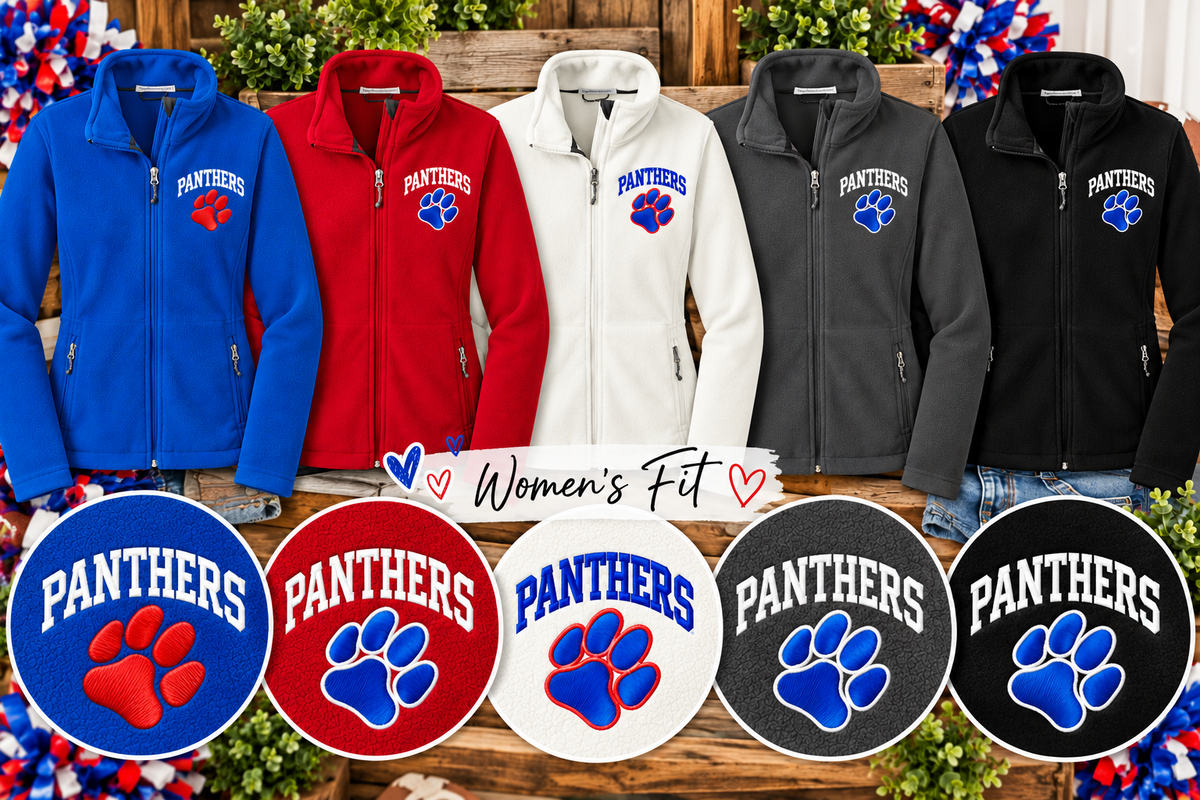 Panthers Embroidered Fleece Jacket