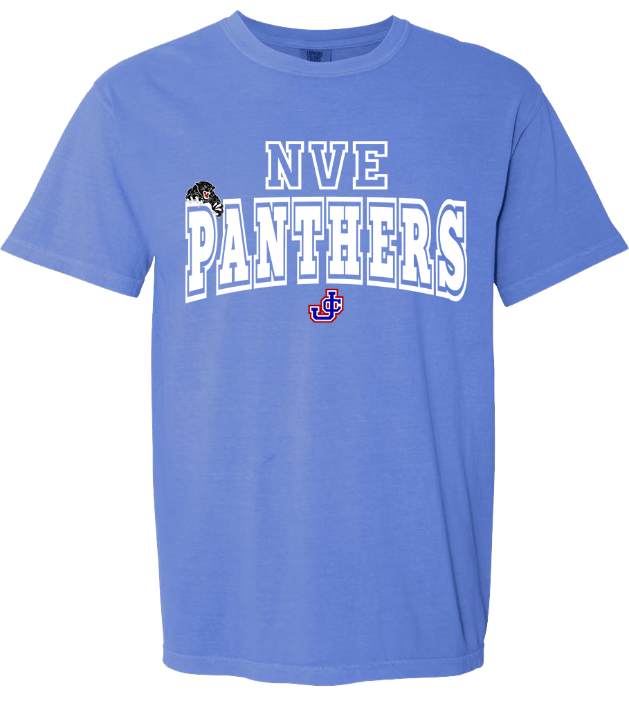 NVE Panthers royal blue graphic shirt