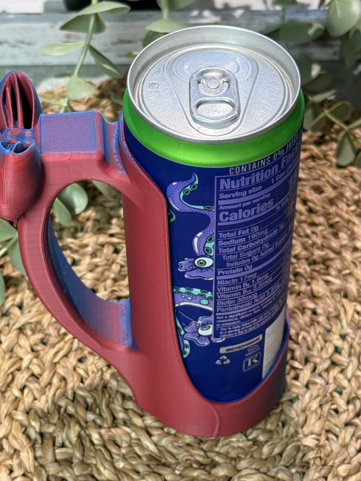 3D Printed Slim Can Holder With Bow