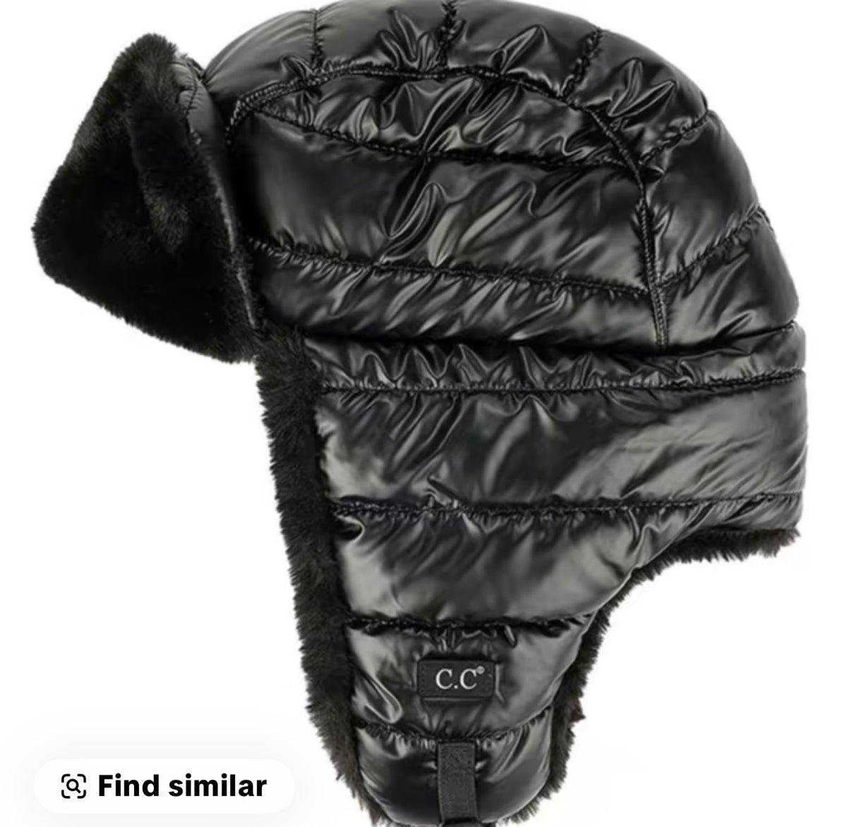 CC Beanie Trapper Puffer Hat