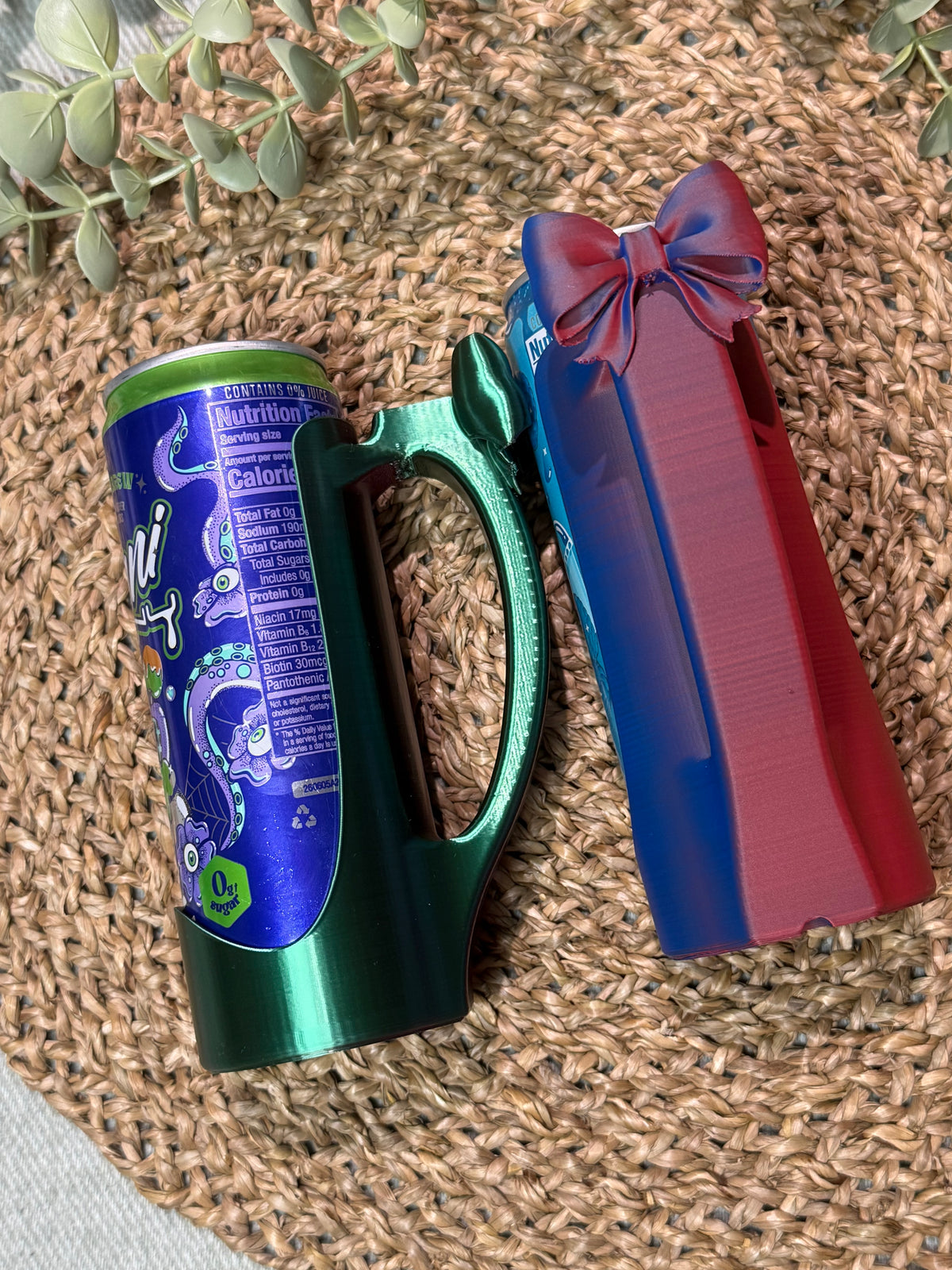 3D Printed Slim Can Holder With Bow