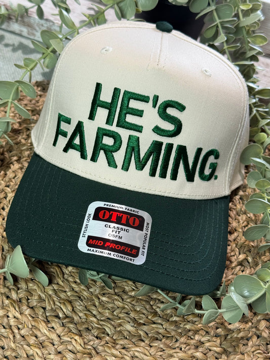 He’s Farming Trucker Hat
