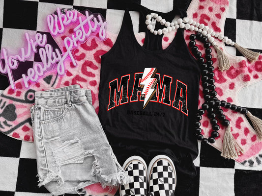 Baseball Mama Graphic Shirt