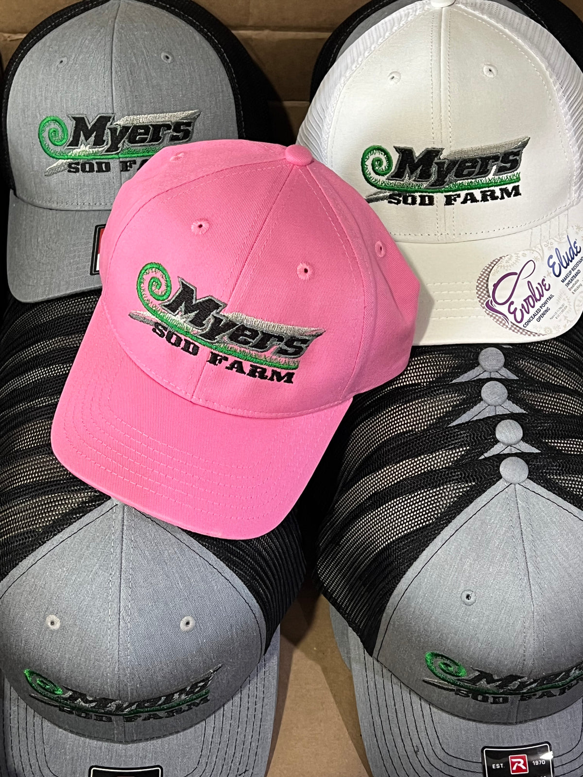 Message to order hats for your business!