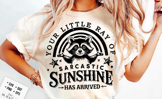 Your little ray of sarcastic sunshine has arrived graphic shirt