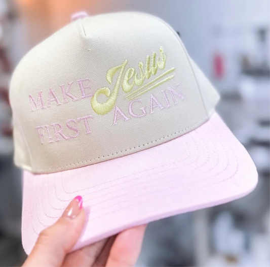 Make Jesus First Again Snap Back Cap