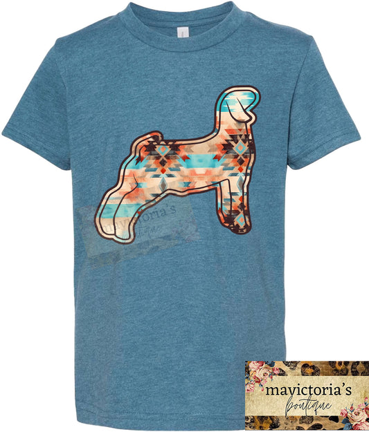 Aztec Show Goat graphic shirt