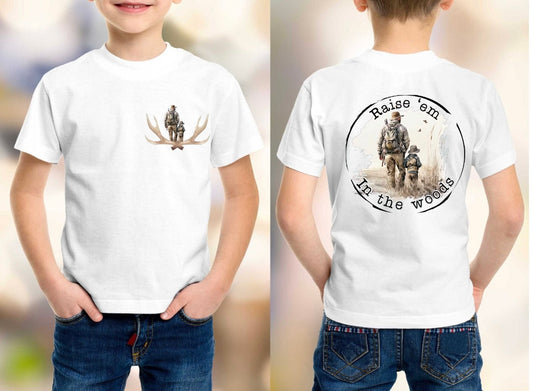 Raise ‘Em In The Woods. Southern Boy. Graphic Shirt.