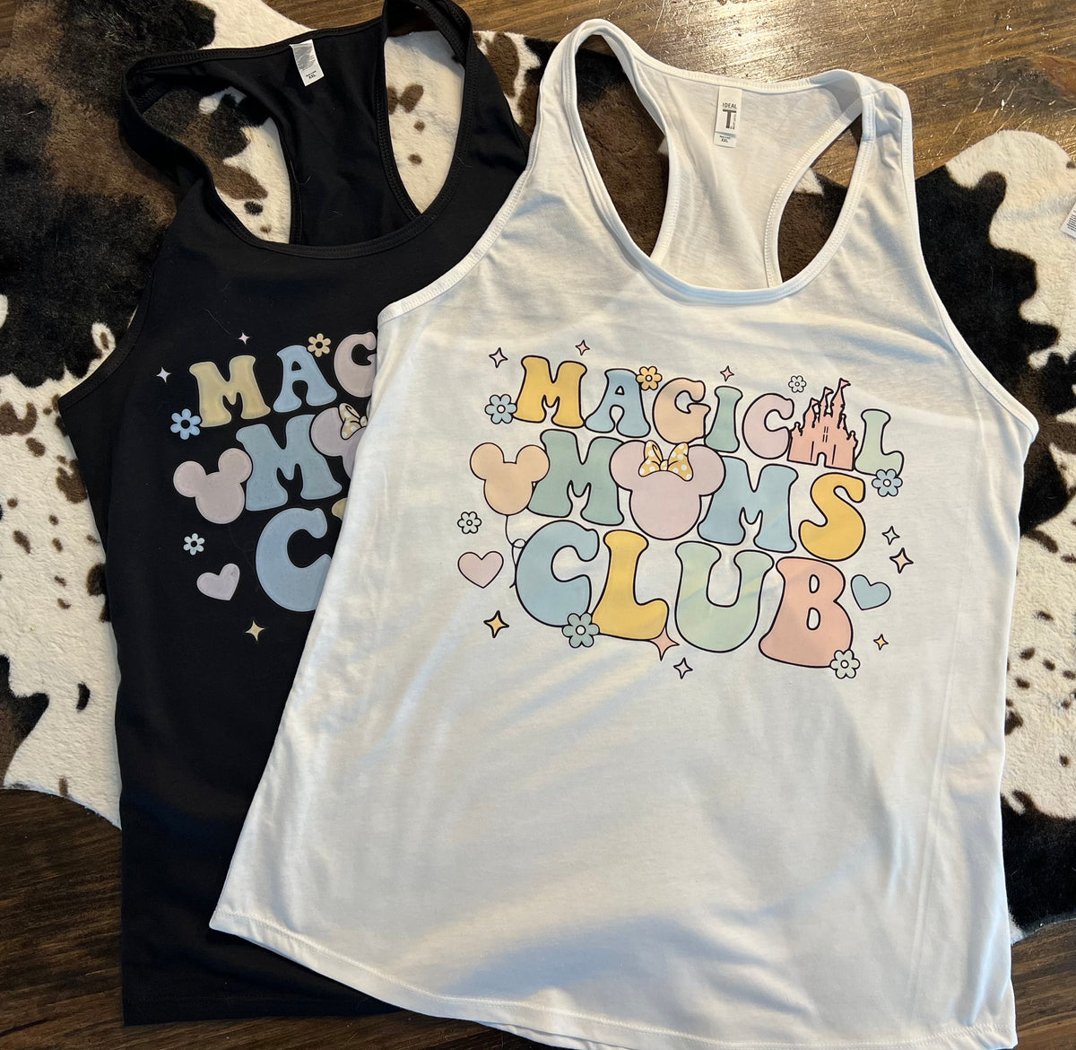 Magical moms club graphic shirt