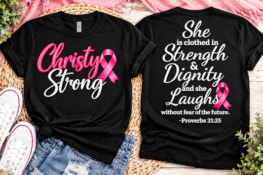 Christy Strong Shirt Fundraiser