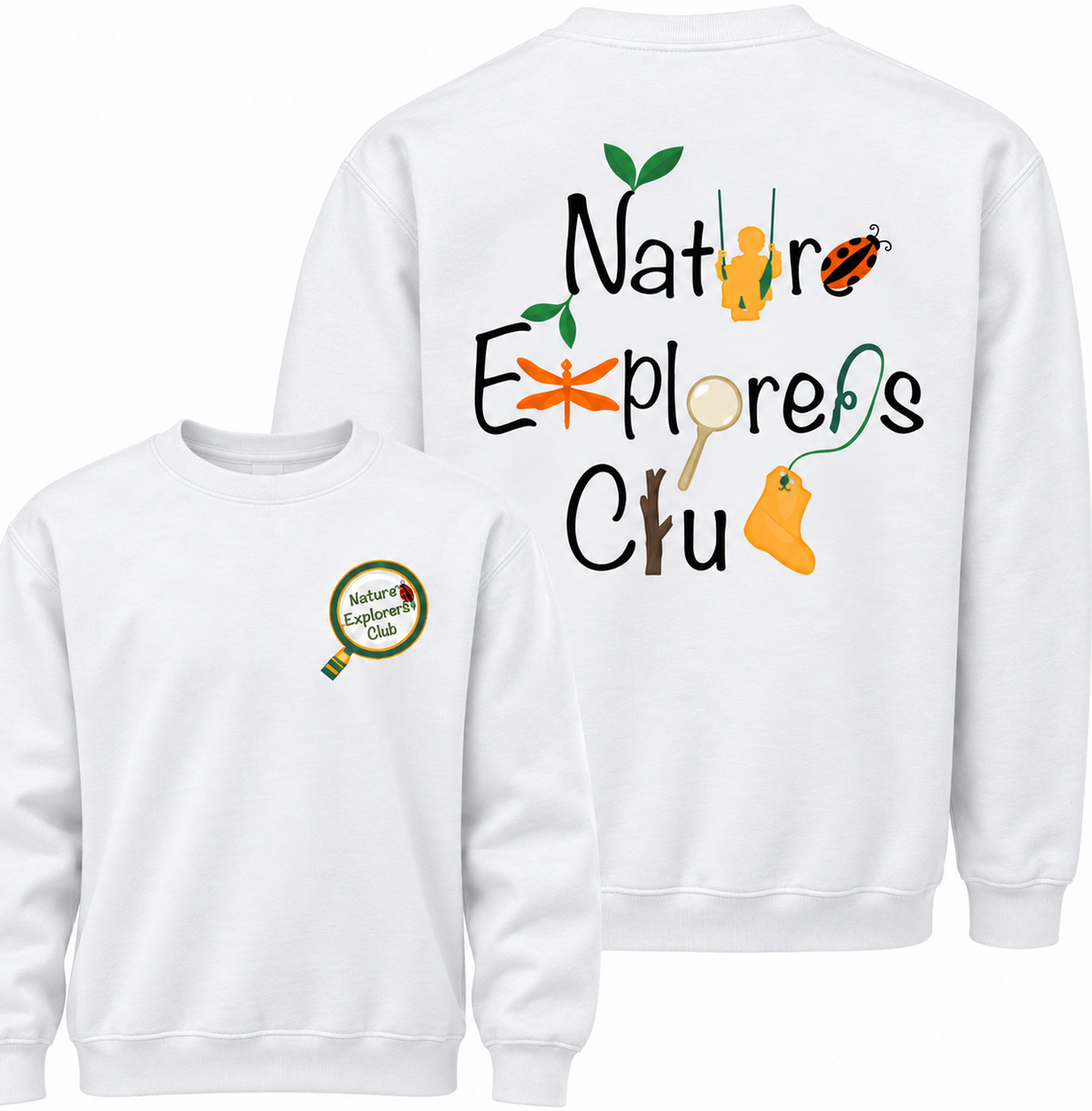 Nature Explorers Club Crew Sweatshirts