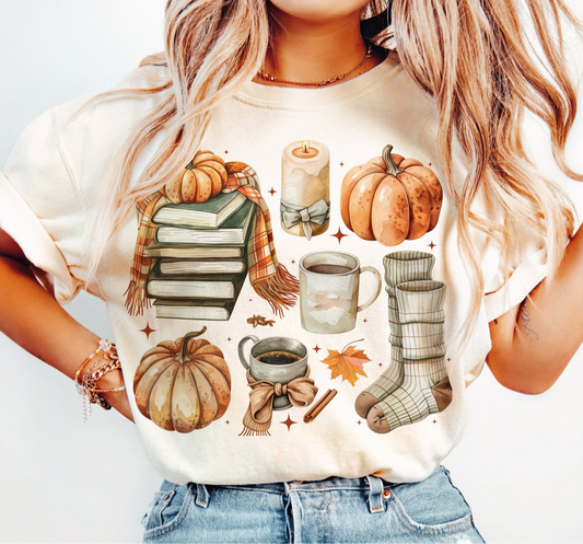 Fall favorites graphic shirt