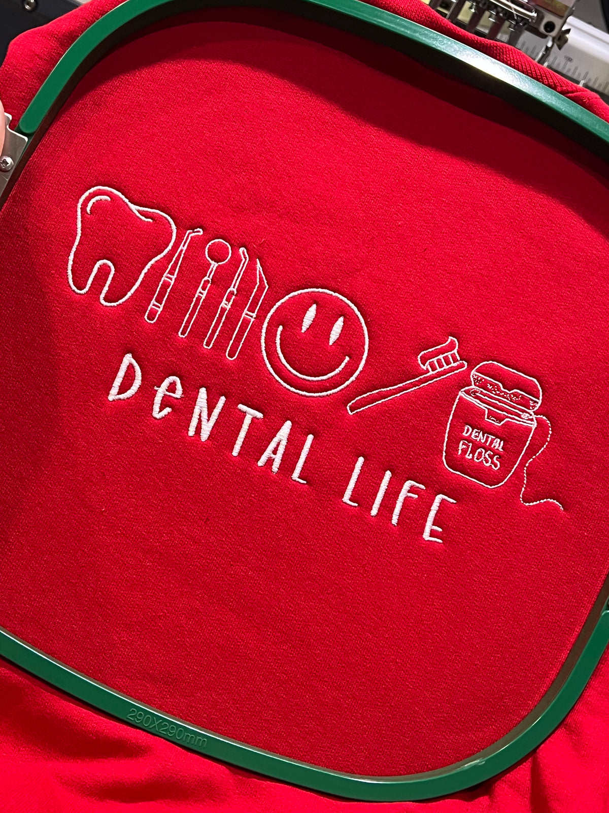 Dental Life Embroidered Shirt
