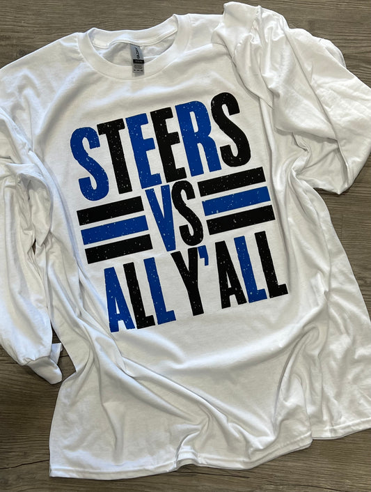 KIDS Custom Team vs all yall graphic shirt