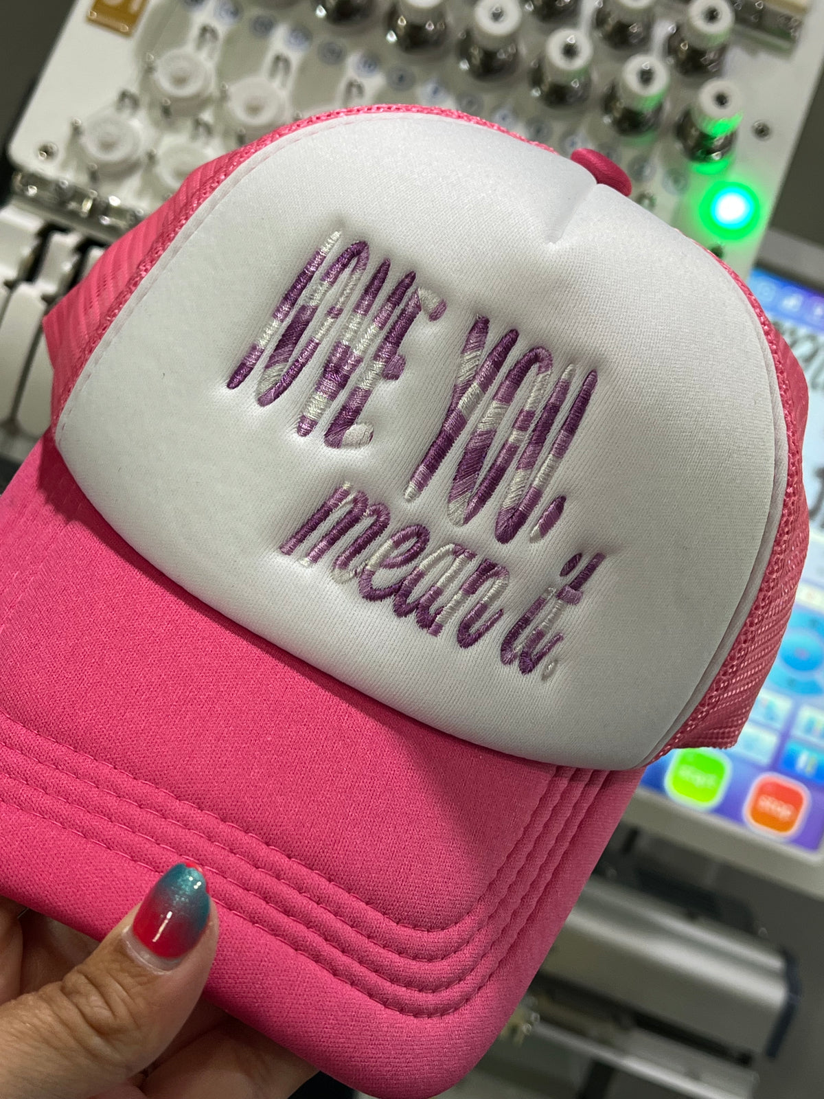 Love you, mean it cap