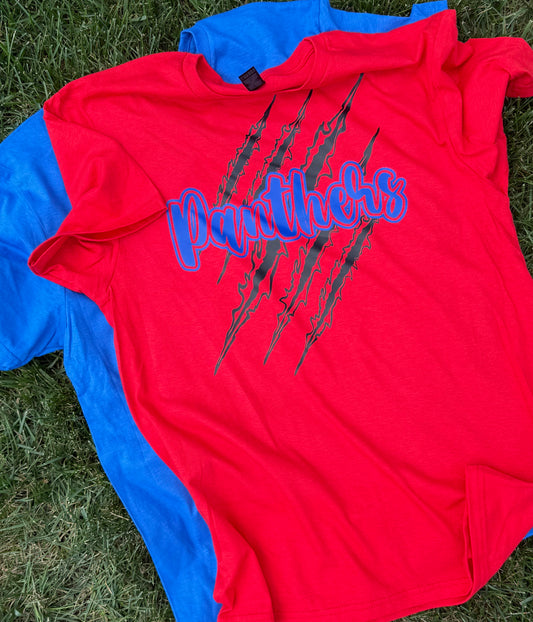 Panthers claw graphic shirt