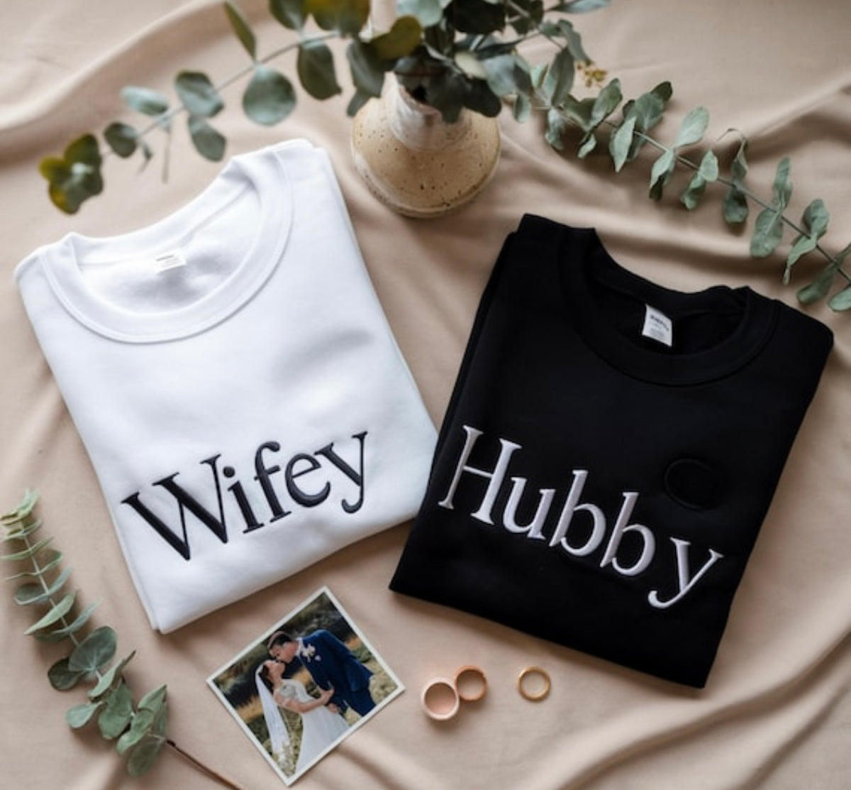Hubby embroidered shirt