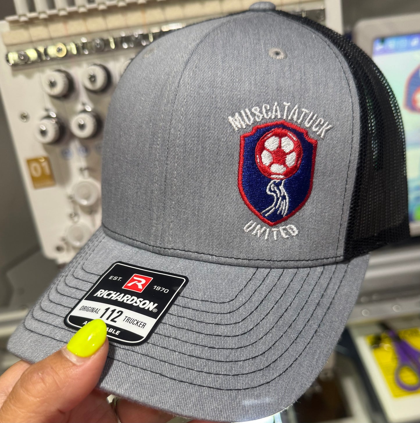 Message to order hats for your business!