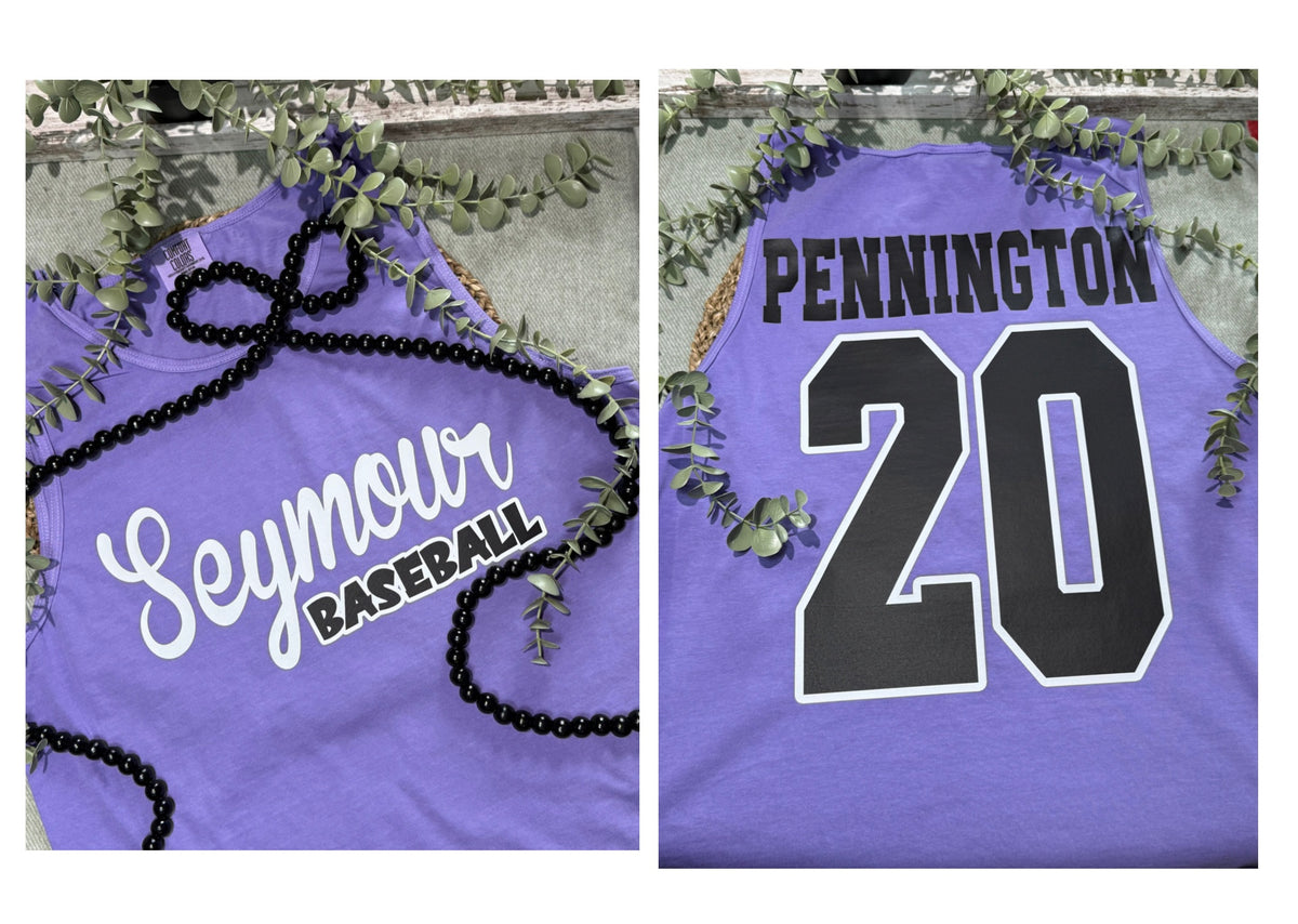 Seymour Baseball graphic shirt
