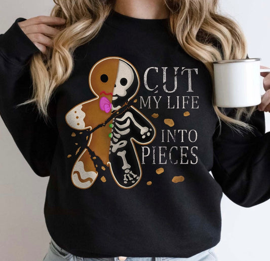 Cut my life into pieces graphic shirt