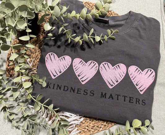 Kindness Matters Embroidered Shirt