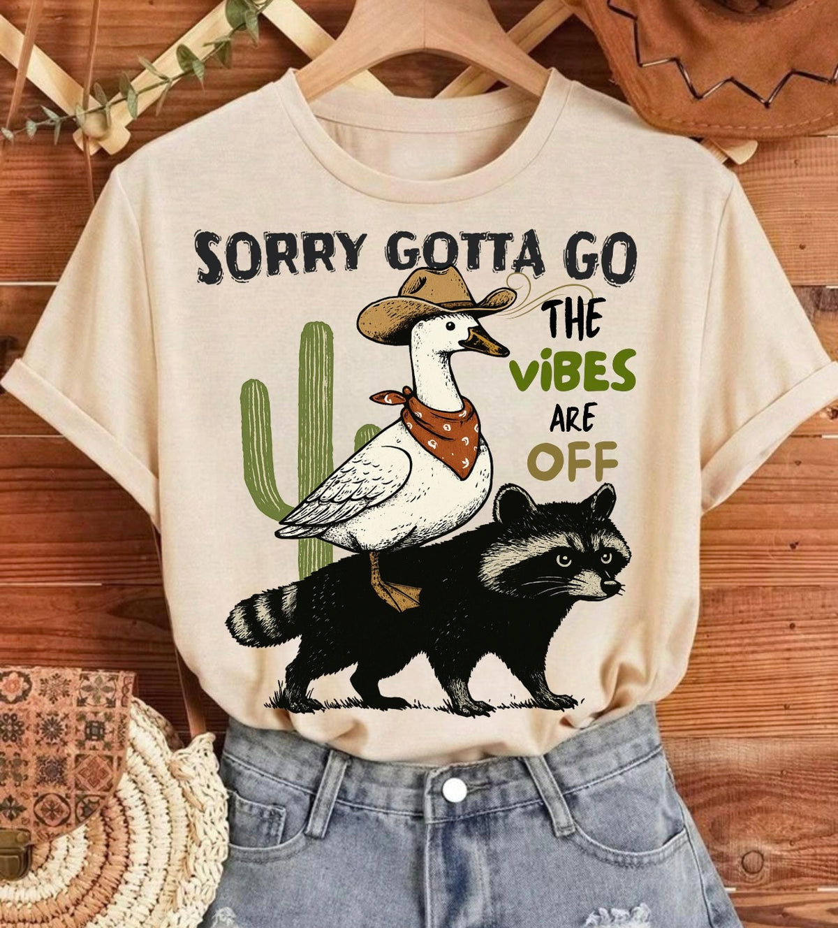 Sorry gotta go the vibes are off graphic shirt