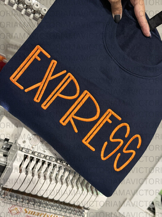 Express embroidered shirt