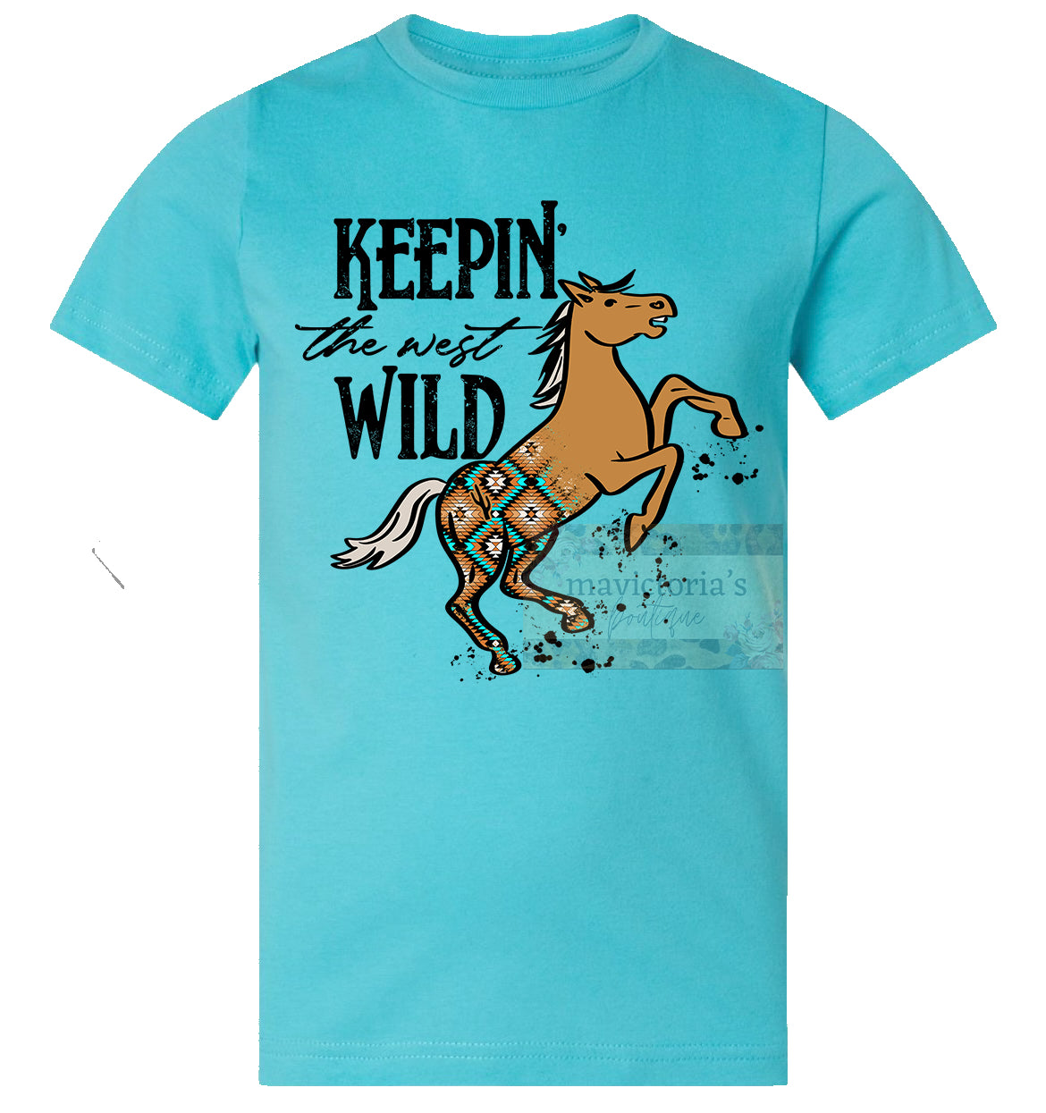 Keepin the west wild graphic shirt