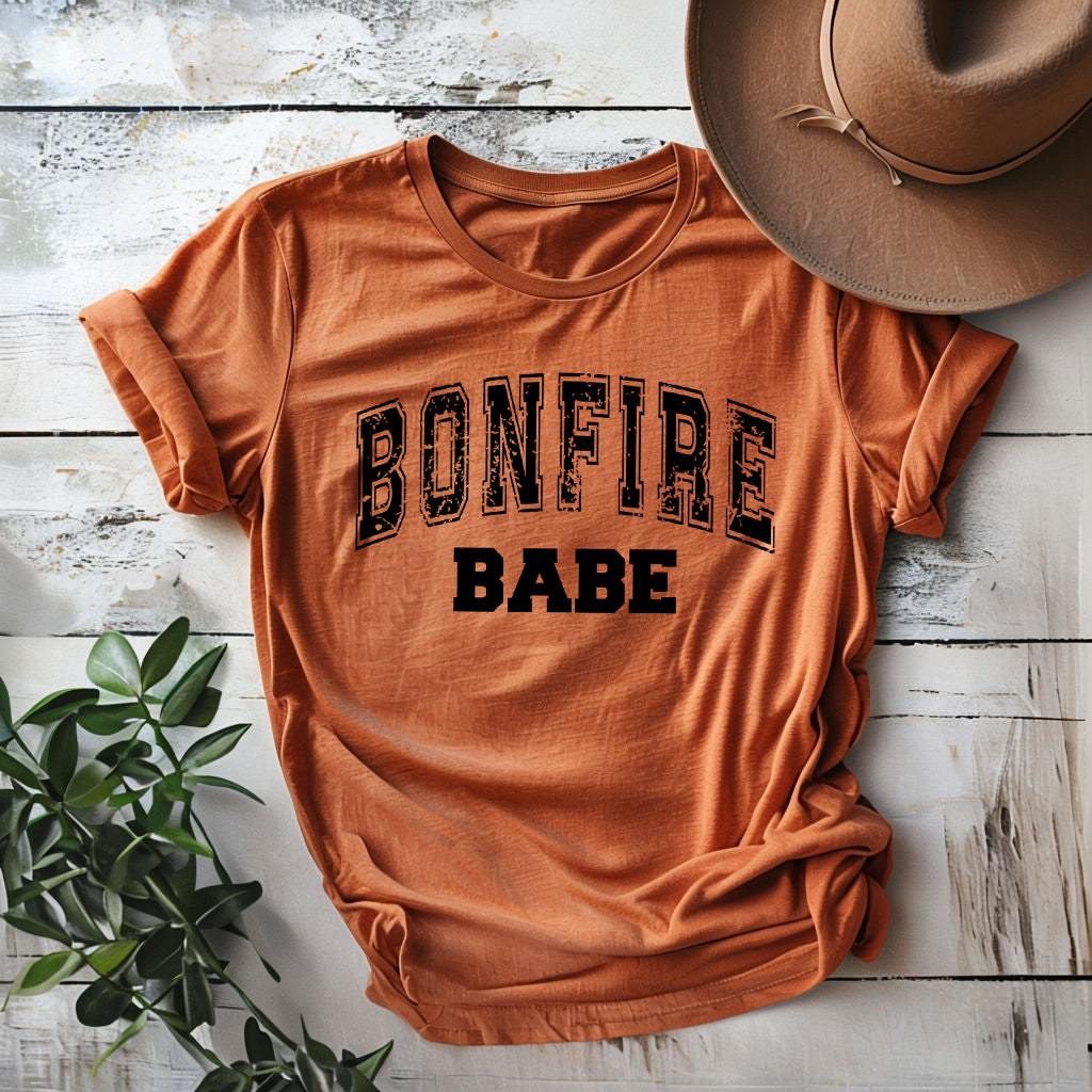 Bonefire Babe graphic shirt