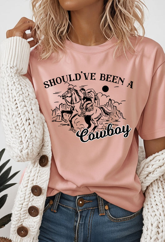 Should’ve been a cowboy graphic shirt