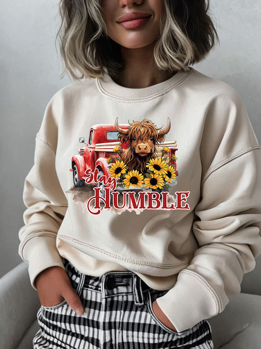 Stay humble graphic shirt