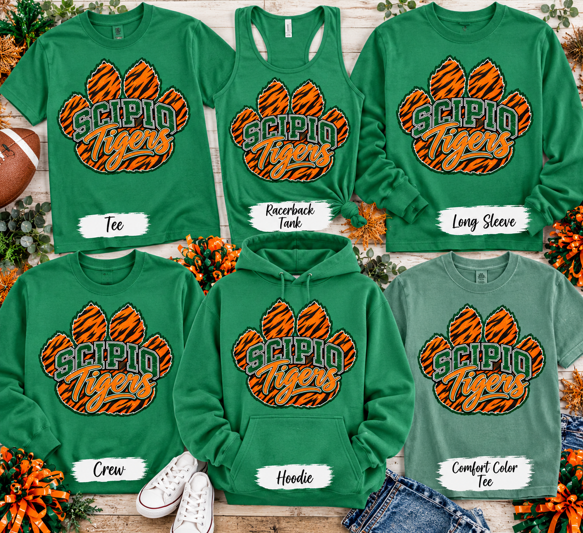 Scipio Tigers Paw Graphic Shirt