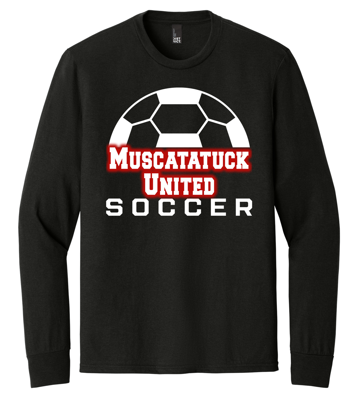 KIDS Muscatatuck United Soccer Club Black Graphic Shirt D13