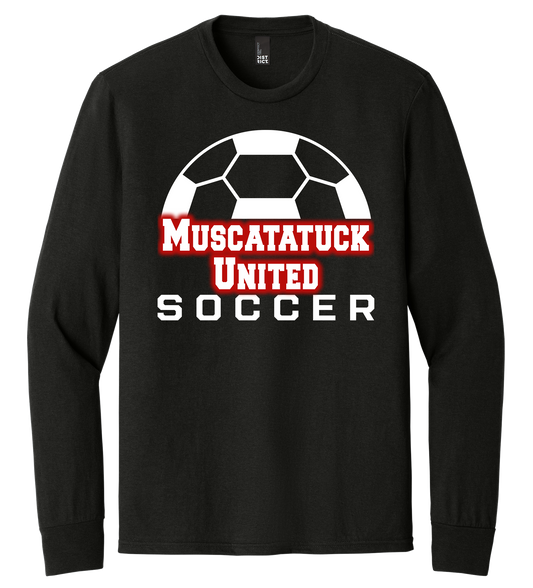 KIDS Muscatatuck United Soccer Club Black Graphic Shirt D13