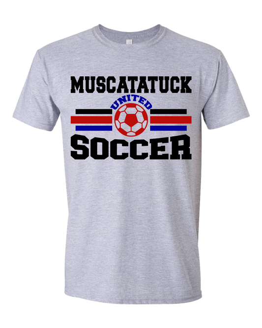 KIDS Muscatatuck United Soccer Club Grey Graphic Shirt D14