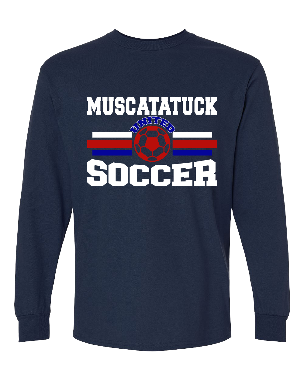 KIDS Muscatatuck United Soccer Club Navy Graphic Shirt D14