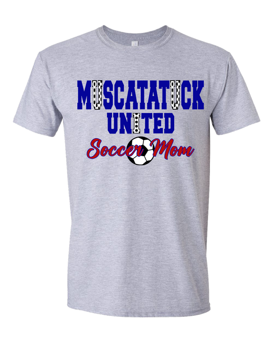 Muscatatuck United Soccer Club Mom Grey Graphic Shirts D16