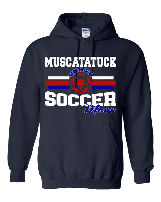 Muscatatuck United Soccer Club Mom Navy Graphic Shirts D17
