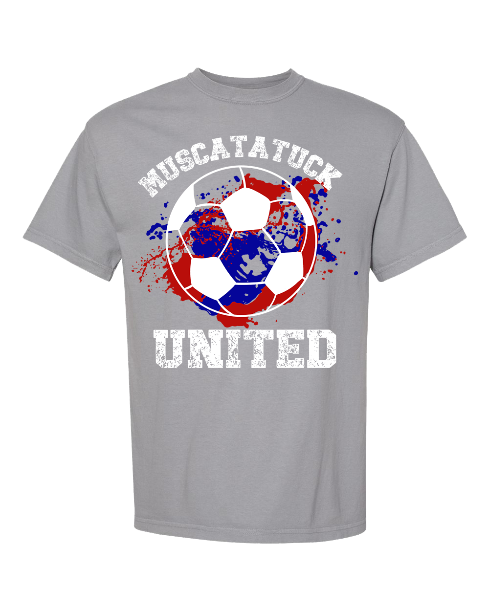 Muscatatuck United Soccer Club Grey Graphic Shirts D4