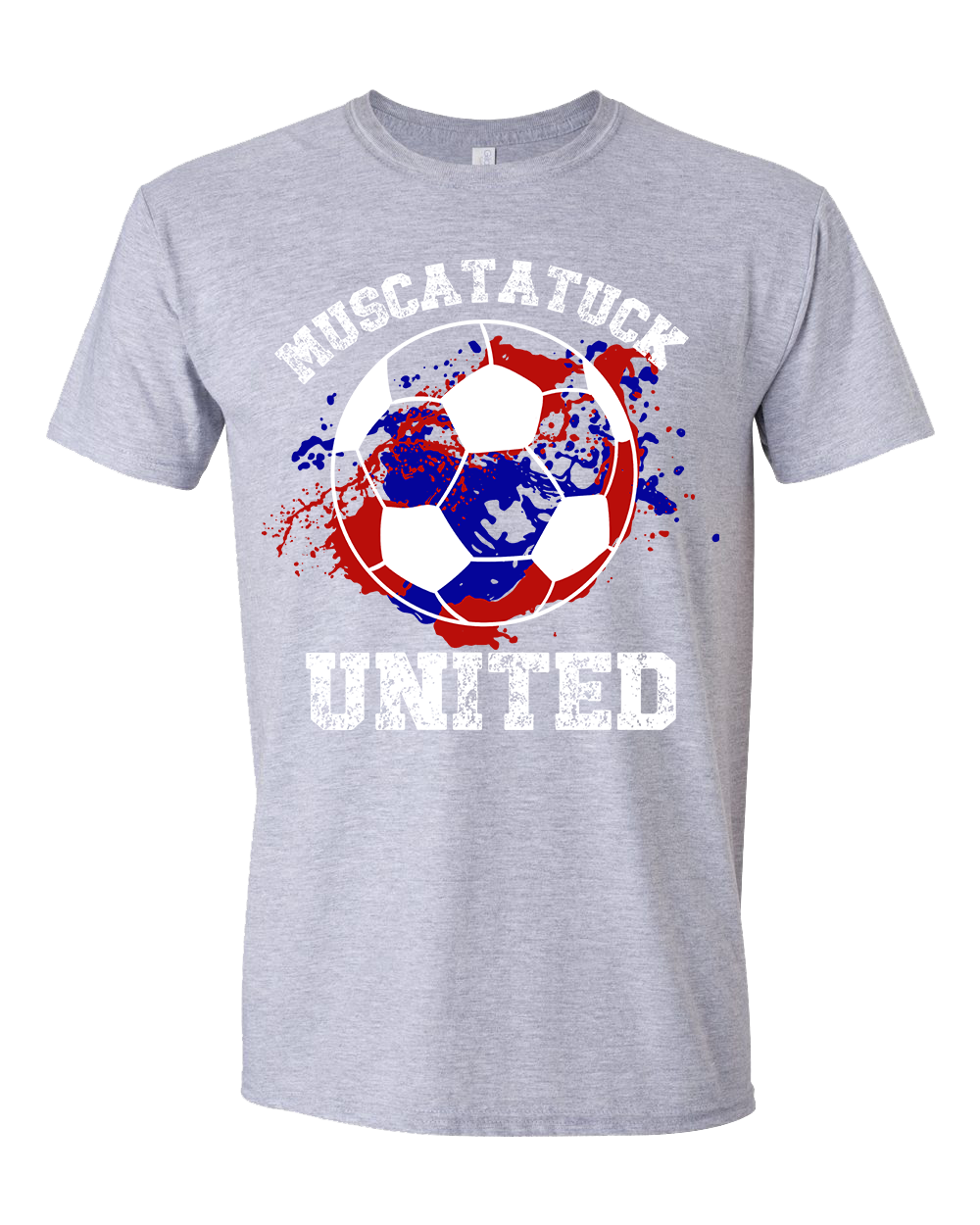 Muscatatuck United Soccer Club Grey Graphic Shirts D4