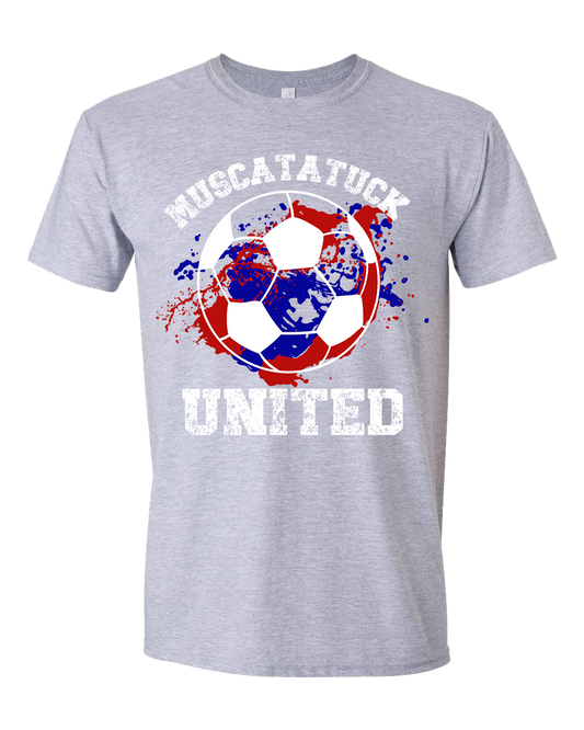 Muscatatuck United Soccer Club Grey Graphic Shirts D4